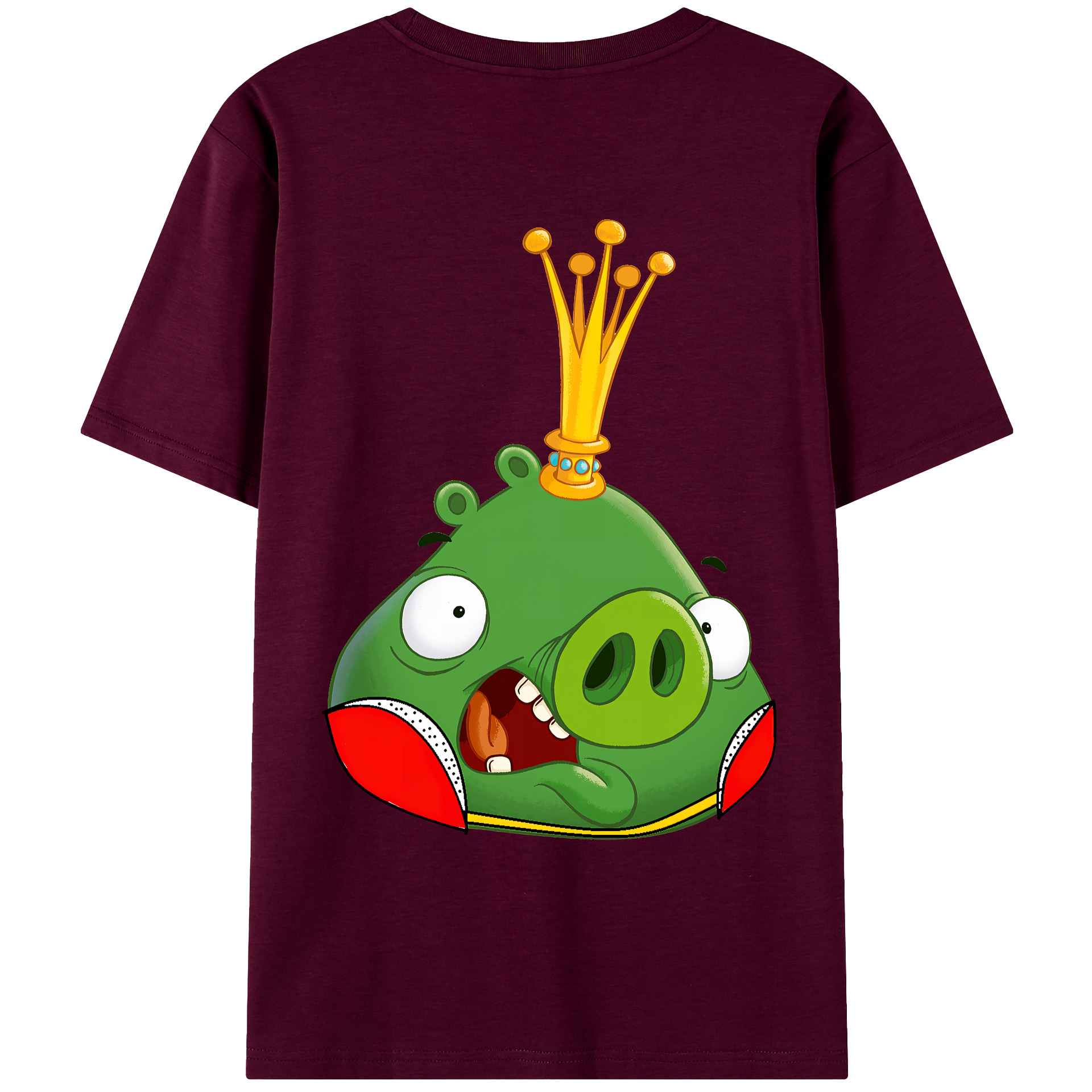 （画像用） Angry Birds アングリーバード レディース半袖Tシャツ(バックプリント)